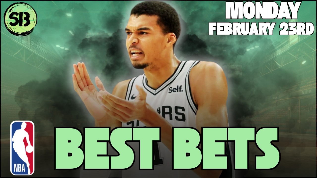 3 NBA Player Props for Today + Slate Breakdown | Picks & Best Bets | Monday Feb 23rd