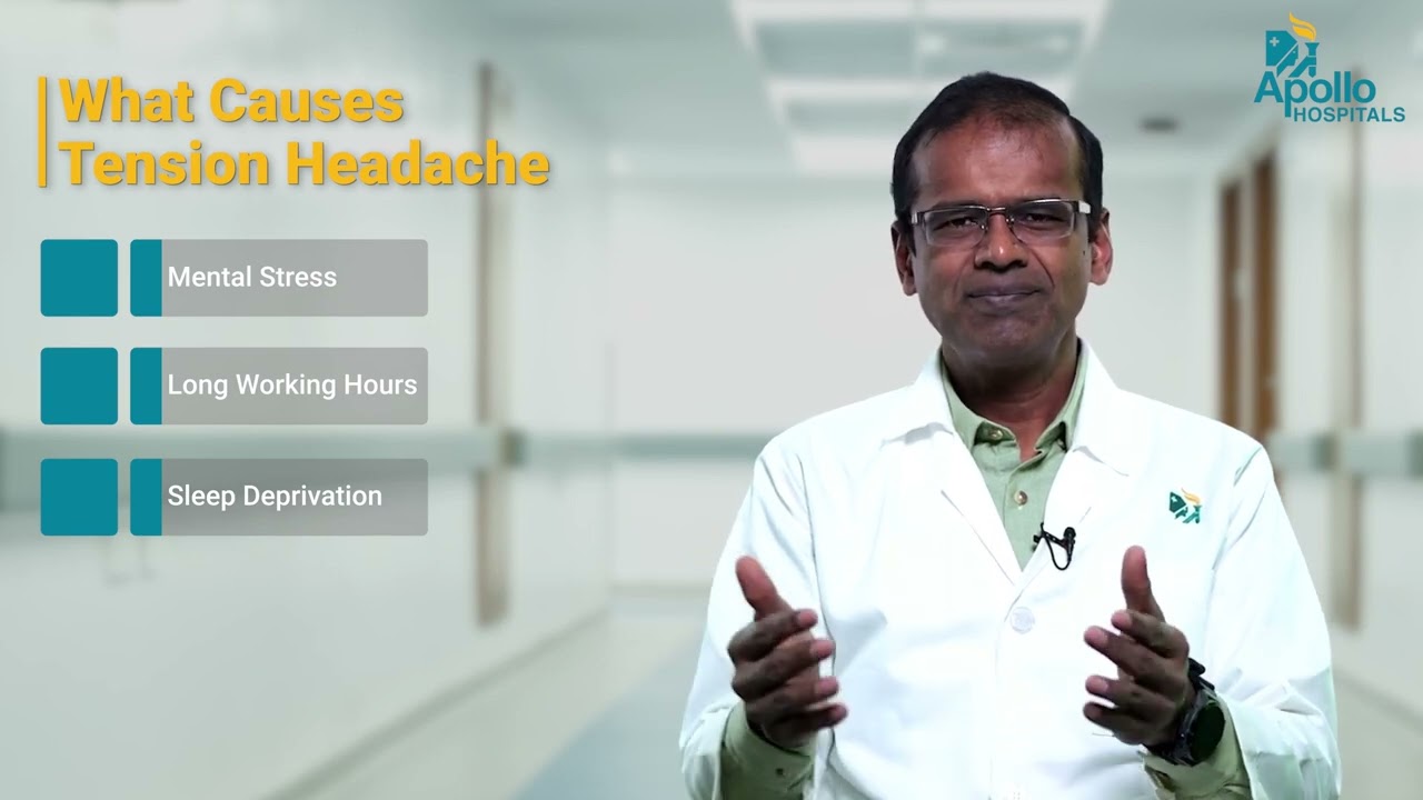 What causes tension headaches?