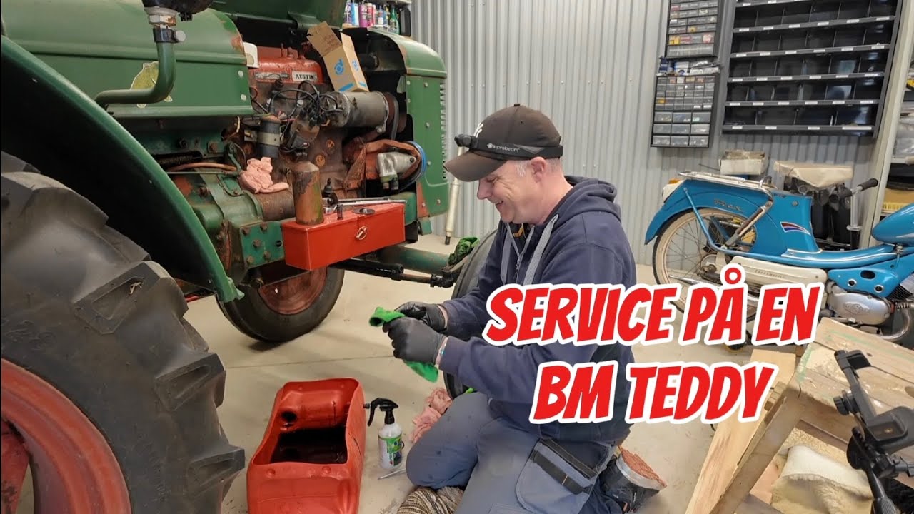 Service på en BM Teddy.