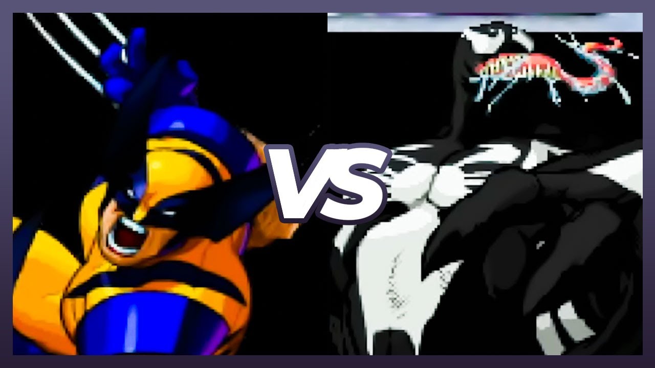 Super Marvel vs. Capcom: Eternity of Heroes (PC) - WOLVERINE vs. VENOM AI FIGHT Gameplay