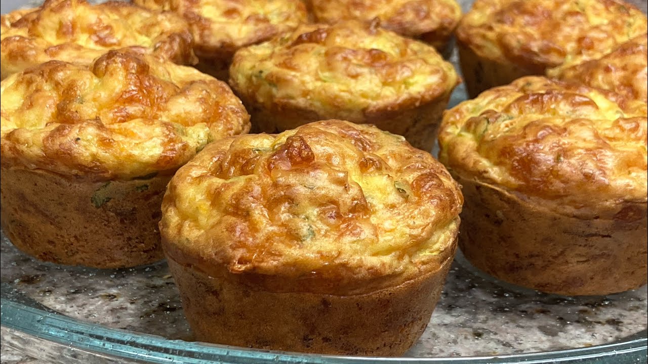🌟MUFFINS DE ZUCCHINI QUESO 🧀 Y ZANAHORIA 🥕SALADOS