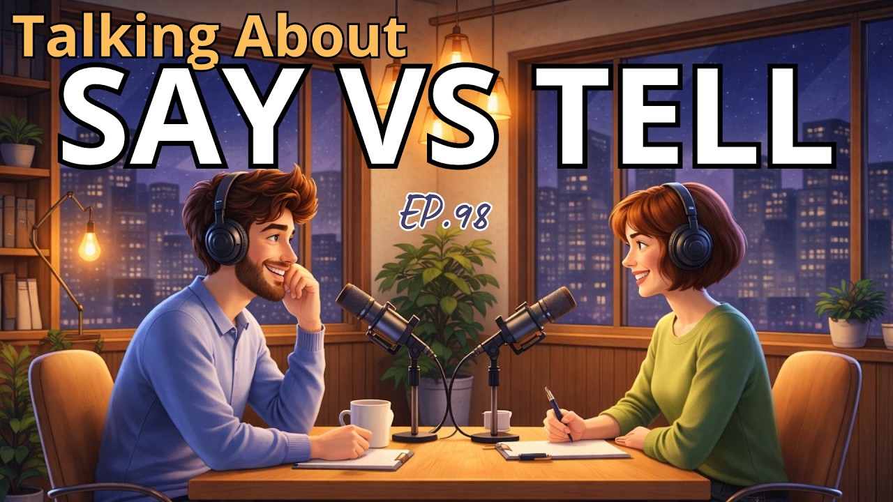 SAY vs TELL in English | Beginner Podcast | Funny Story + Practice Dialogues | Episode 98