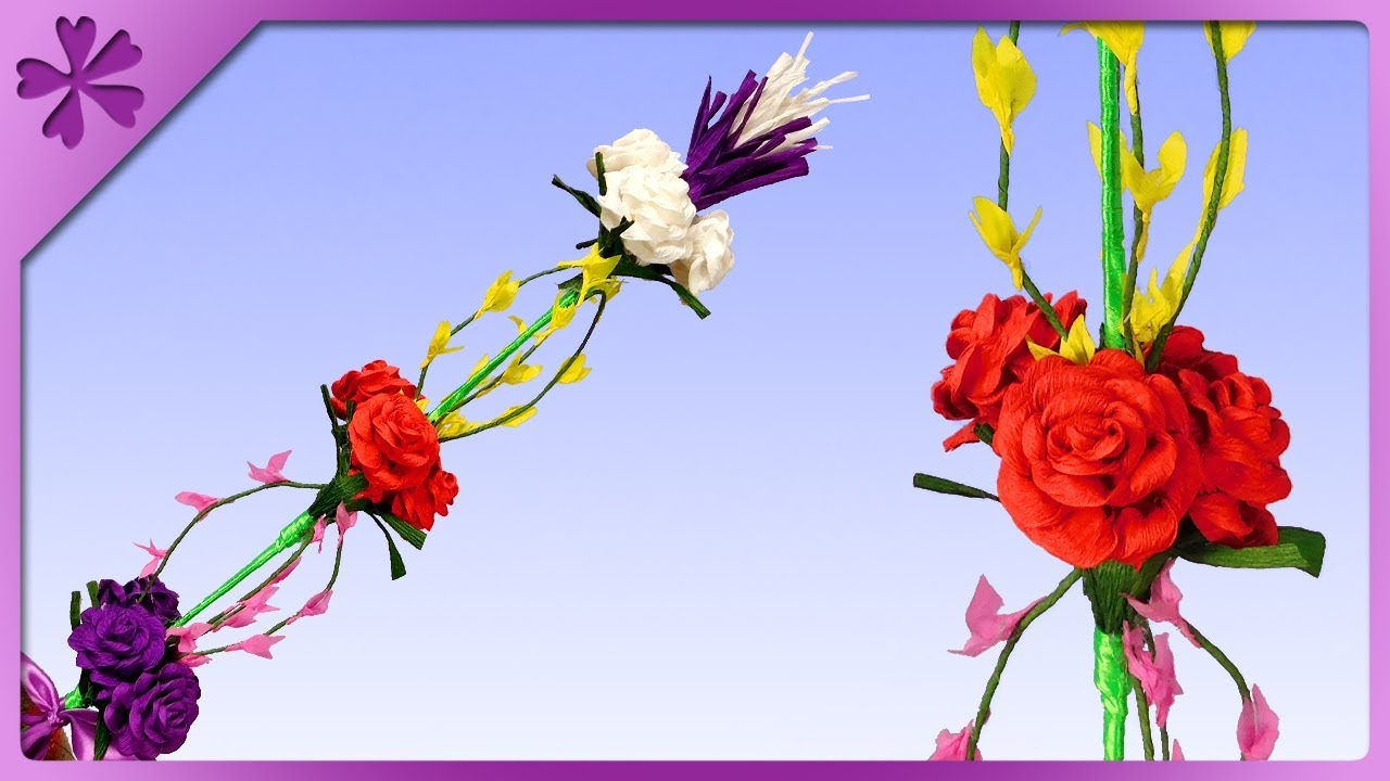 DIY Unusual Easter palm decoration, see how to make (ENG Subtitles) - Speed up #579