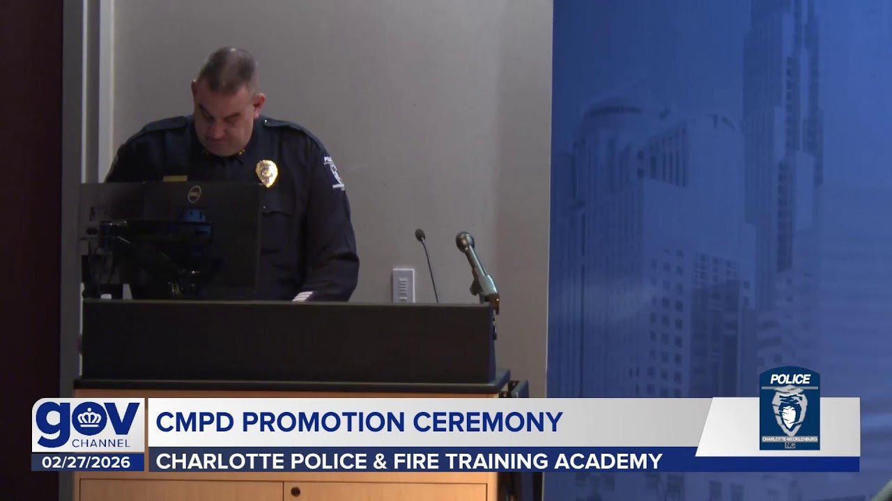 CMPD 2026 Promotions Ceremony - February 27, 2026