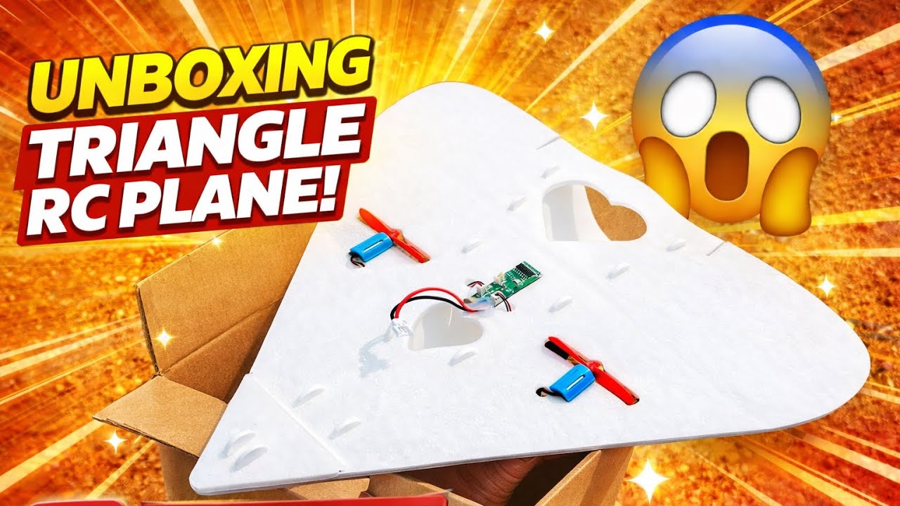 Unboxing Triangle RC Plane Model 380 From China 