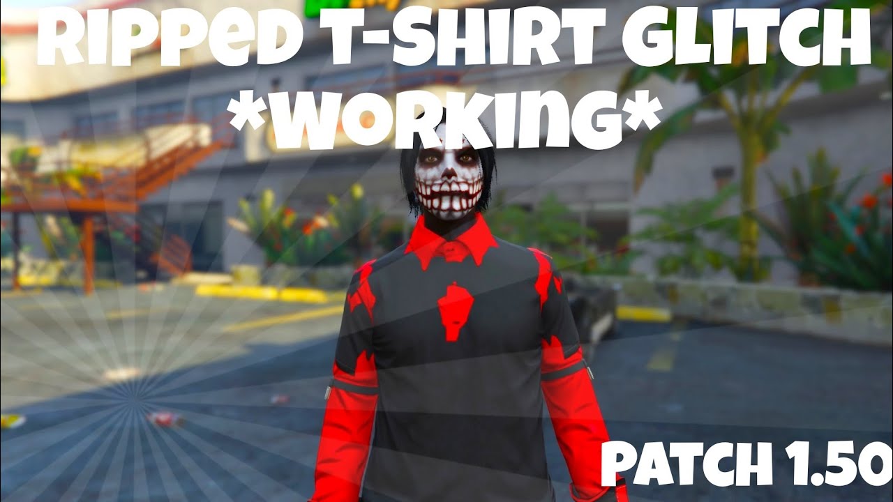*WORKING* HOW TO GET A RIPPED T-SHIRT GLITCH ON GTA 5 ONLINE AFTER PATCH 1.50! (Clothing Glitches)