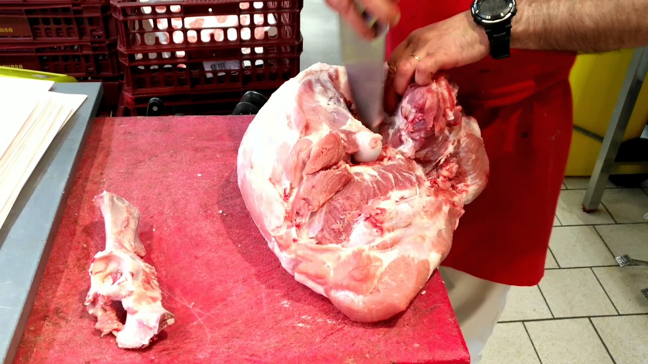 Deshuesar jamón de cerdo