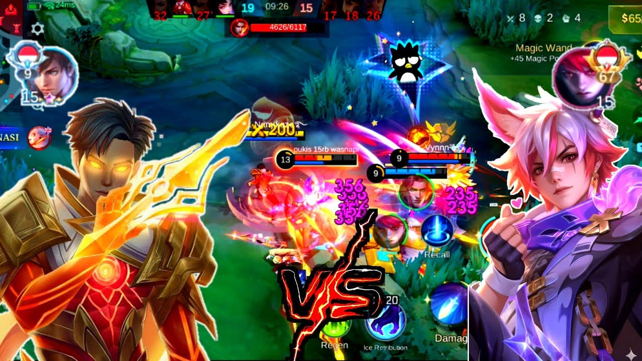 GAMEPLAY GUSION VS JULIAN TITLE PROVINSI SIAPAKAH YANG AKAN MENDOMISANI LINE OF DOWN🔥 MOBILE LEGEND