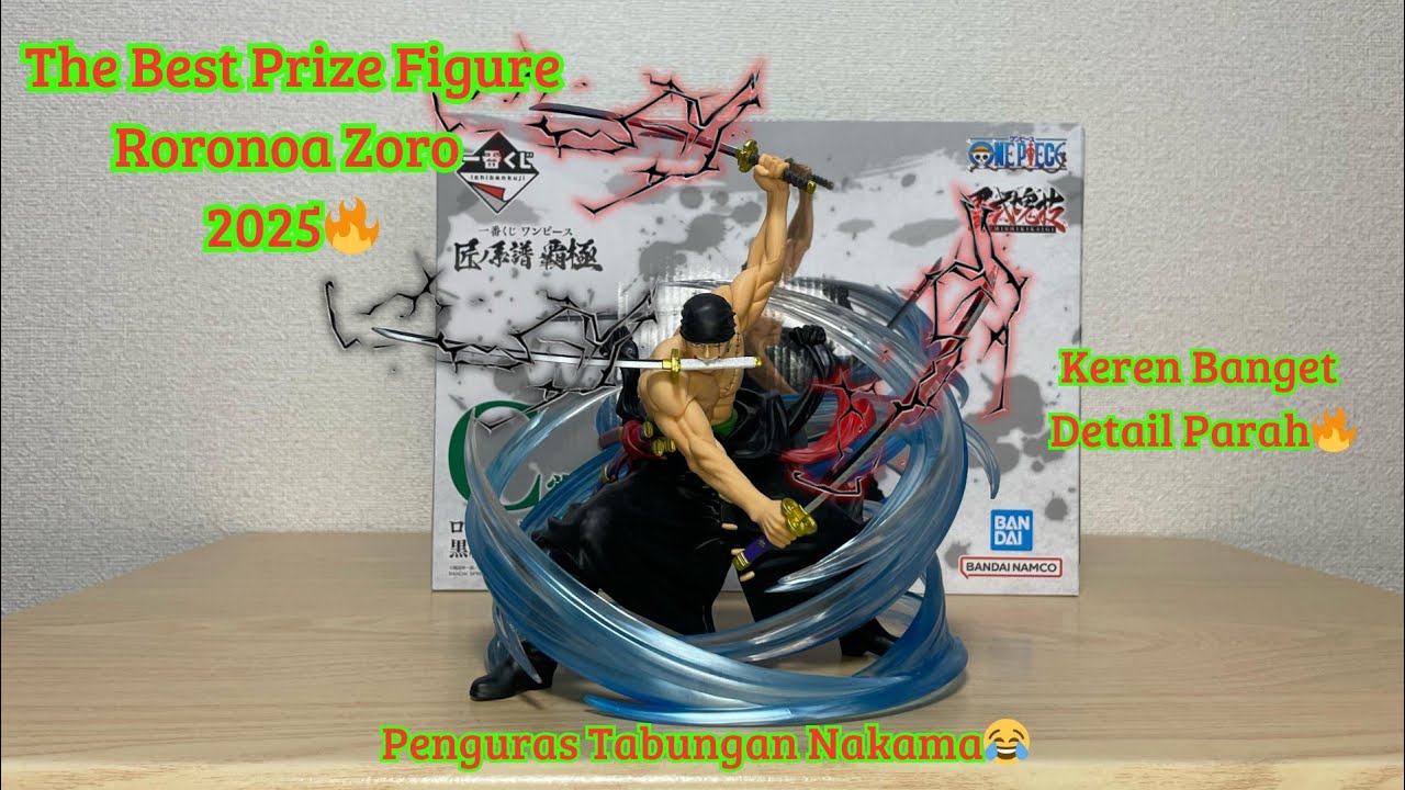 Bikin Nakama Ngilerrr🤤 Unboxing and Review Roronoa Zoro Takumi no Keifu Hakyoku by Ichiban Kuji 2025