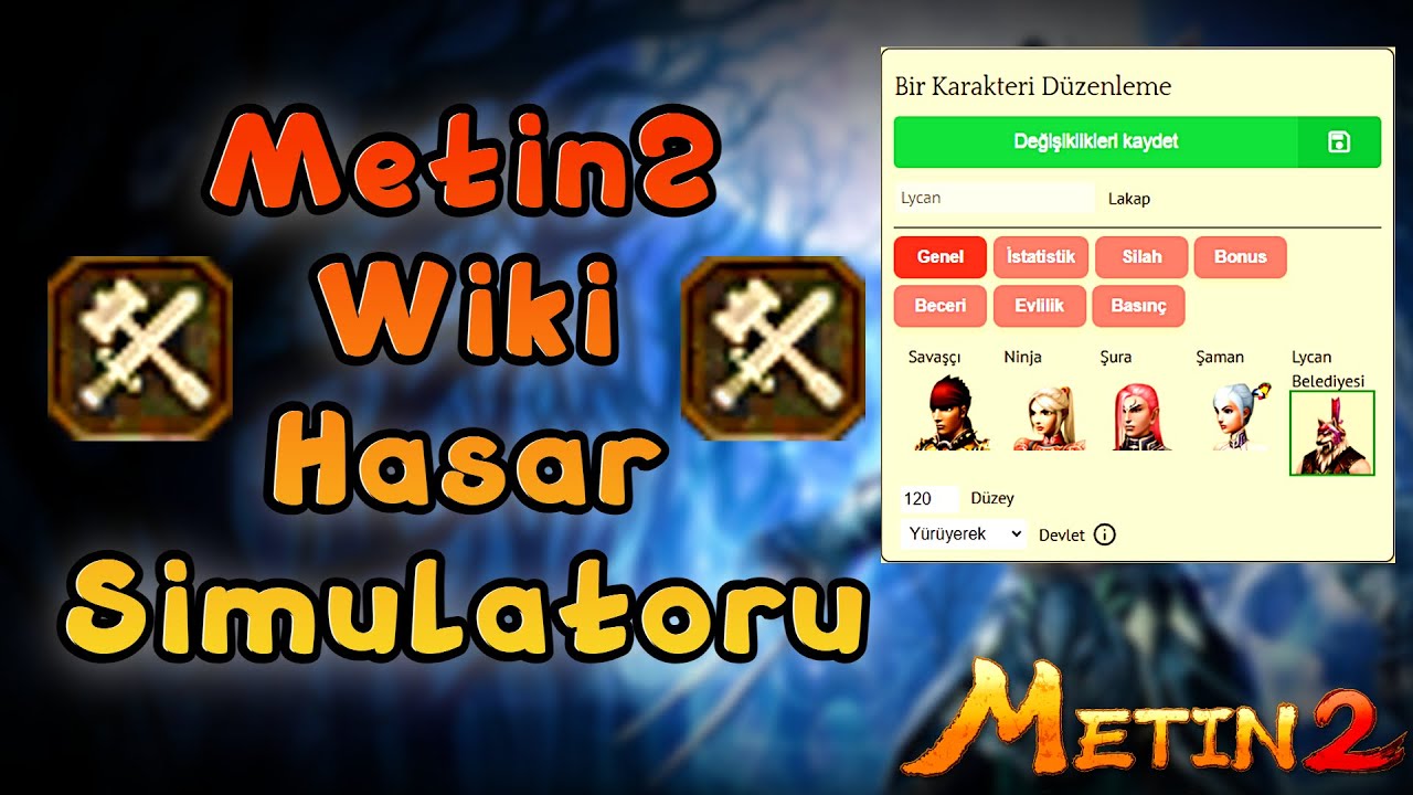 Metin2 Bilgi #1 Canavarlara Vuracağımız Hasarı G&ouml;steren Program / Metin2 Wiki Fransa