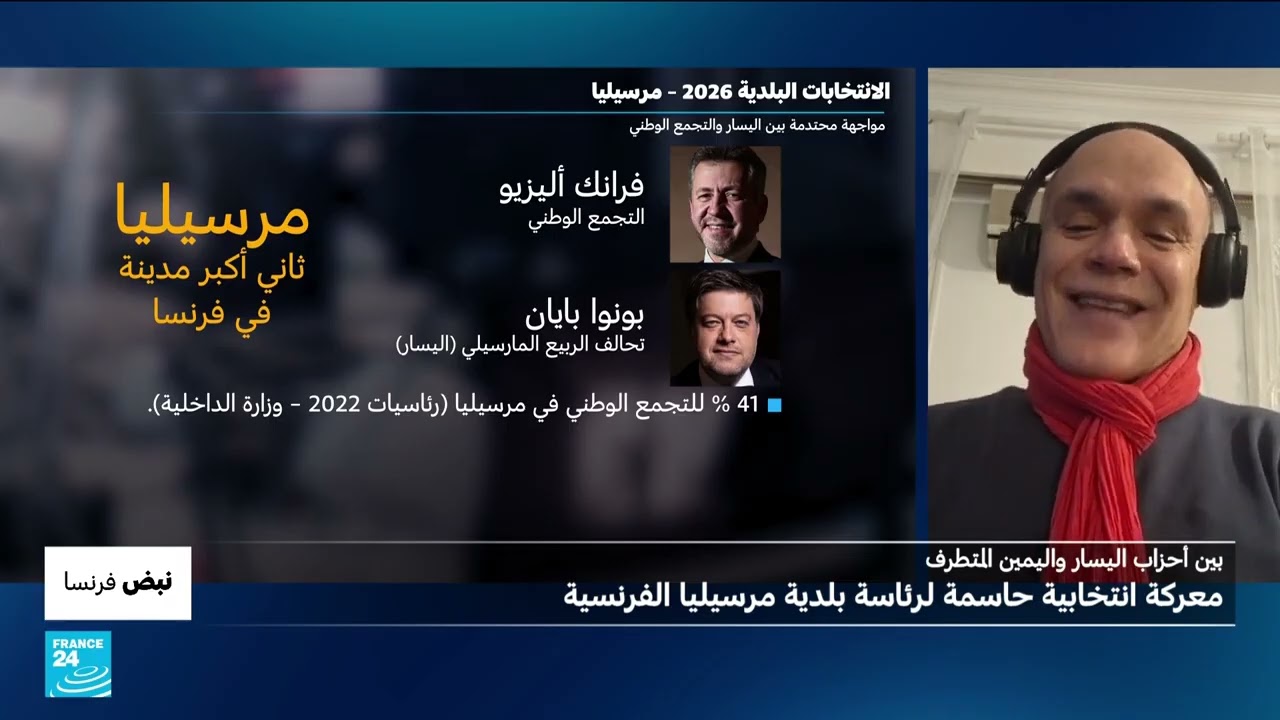 منافسة انتخابية قوية بين اليمين واليسار في مرسيليا