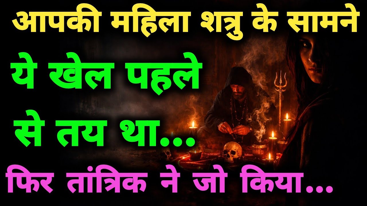 आपकी महिला शत्रु का पर्दाफाश! 😱 तांत्रिक का खौफनाक सच | Tarot Reading 2026