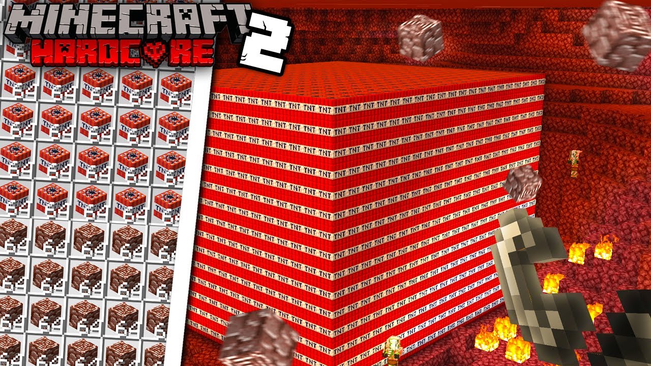 I Got INFINITE Netherite in Minecraft Hardcore!