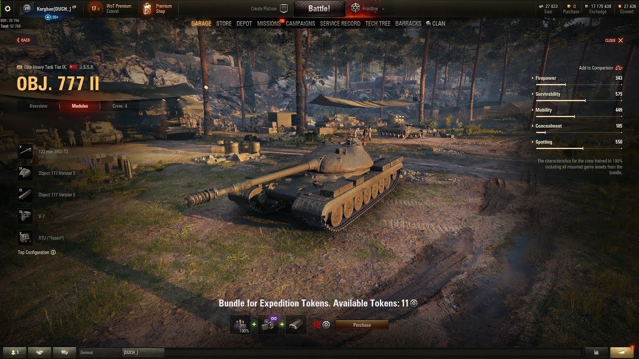 World of Tanks Object 777 Version II ***NEW TANK***