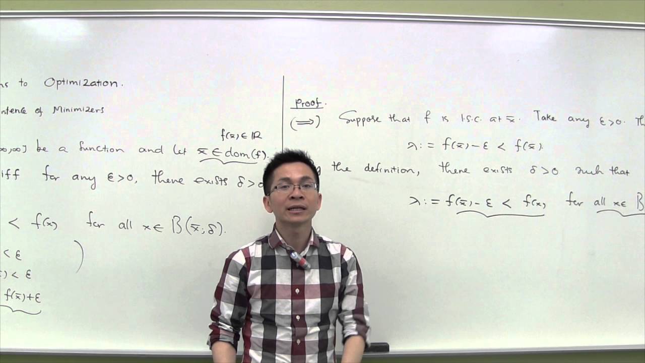 Lower Semicontinuity and Existence of Minimizers - Pt 1