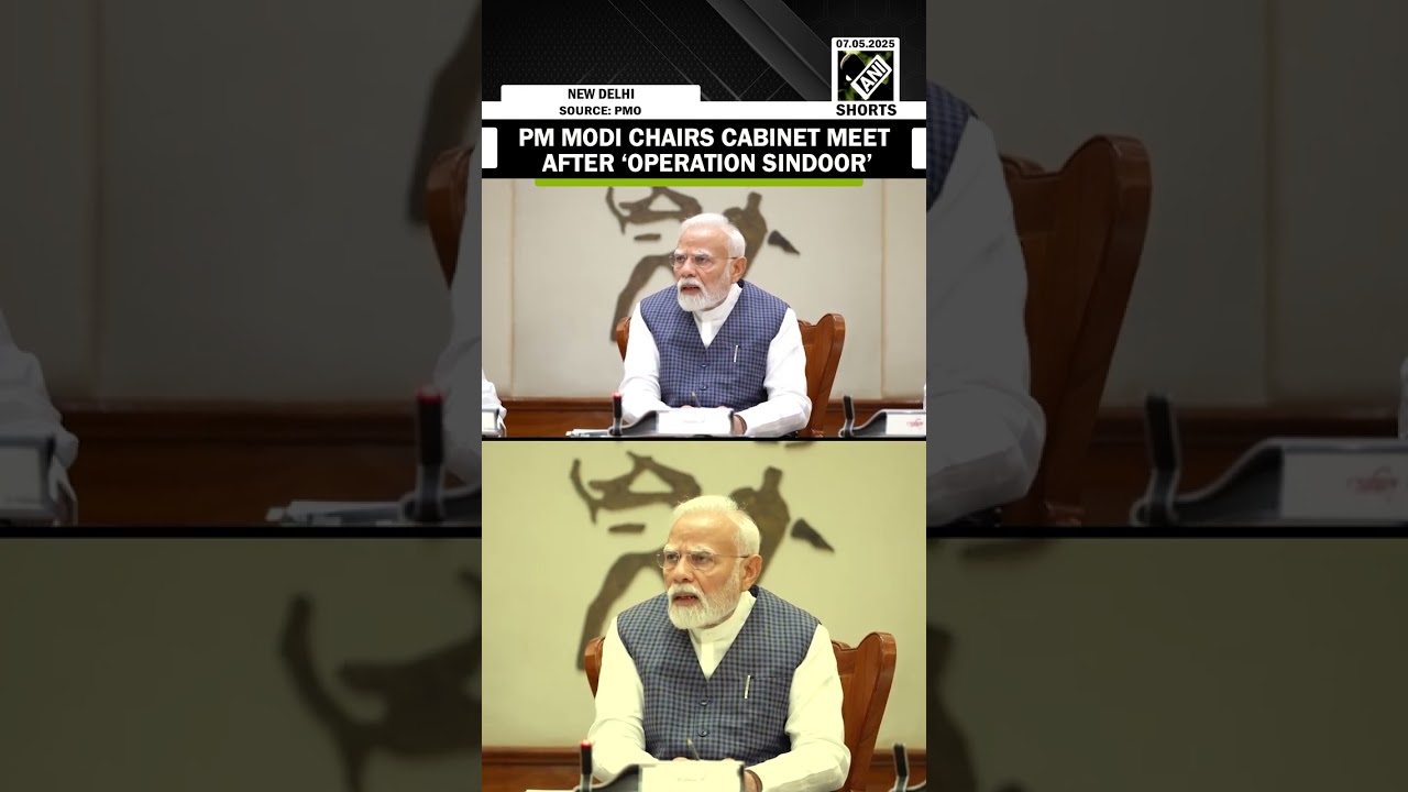 PM Modi chairs Union cabinet meeting after India’s launches Operation Sindoor against Pakistan