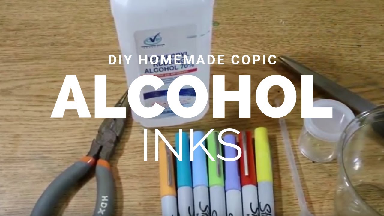 Diy: Homemade Copic Alcohol inks