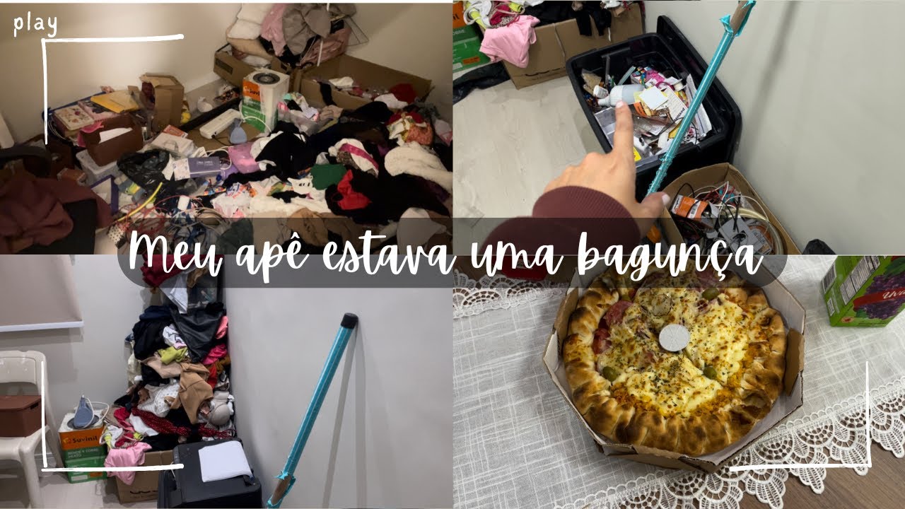 Meu apê estava uma bagunça