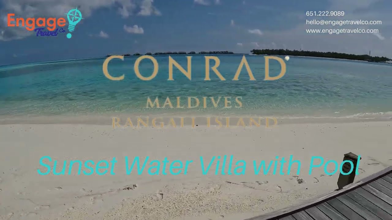 Conrad Maldives Sunset Water Villa with Pool