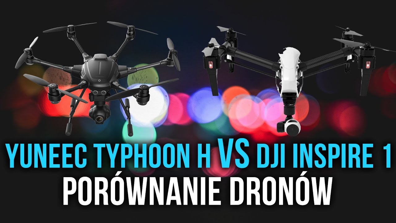 DJI Inspire vs Yuneec Typhoon H - Walka Dron&oacute;w! 🛩