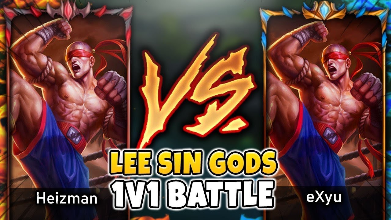 THIS CHALLENGER LEE SIN MAIN CALLED ME OUT FOR A 1v1!! | HEIZMAN VS. EXYU - League of Legends
