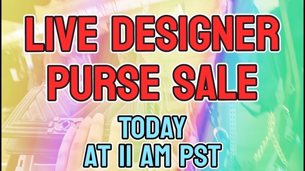 Monday Funday My Birthday Live Sale! Ft. Chloe, Tory, Dooney, Coach, Bag Charms, & More!