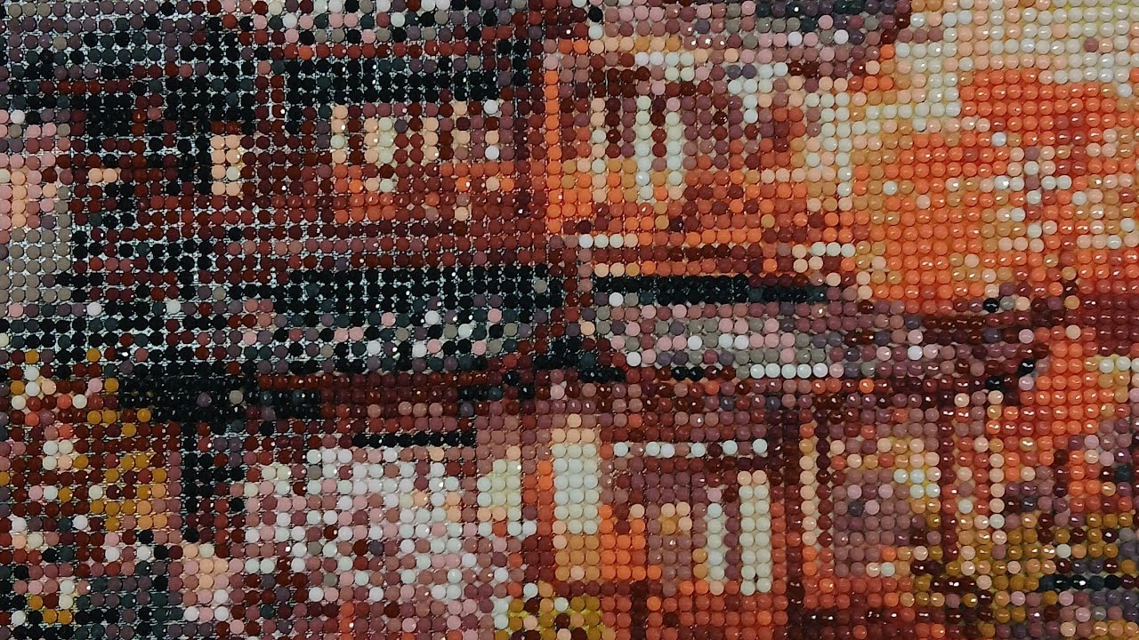De la 0% la 100%  #diamondpainting #youtube 