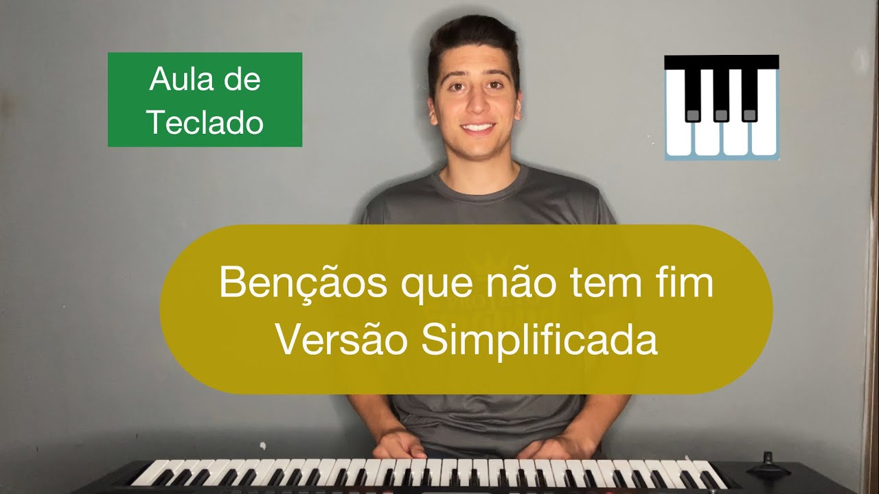 Como tocar BENÇÃOS QUE NAO TEM FIM NO TECLADO