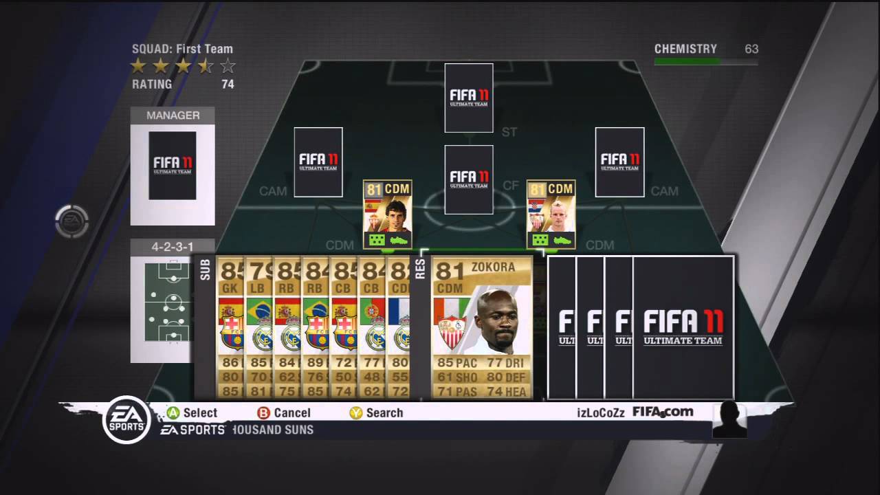 My FIFA 11 Ultimate Team (All IF players)