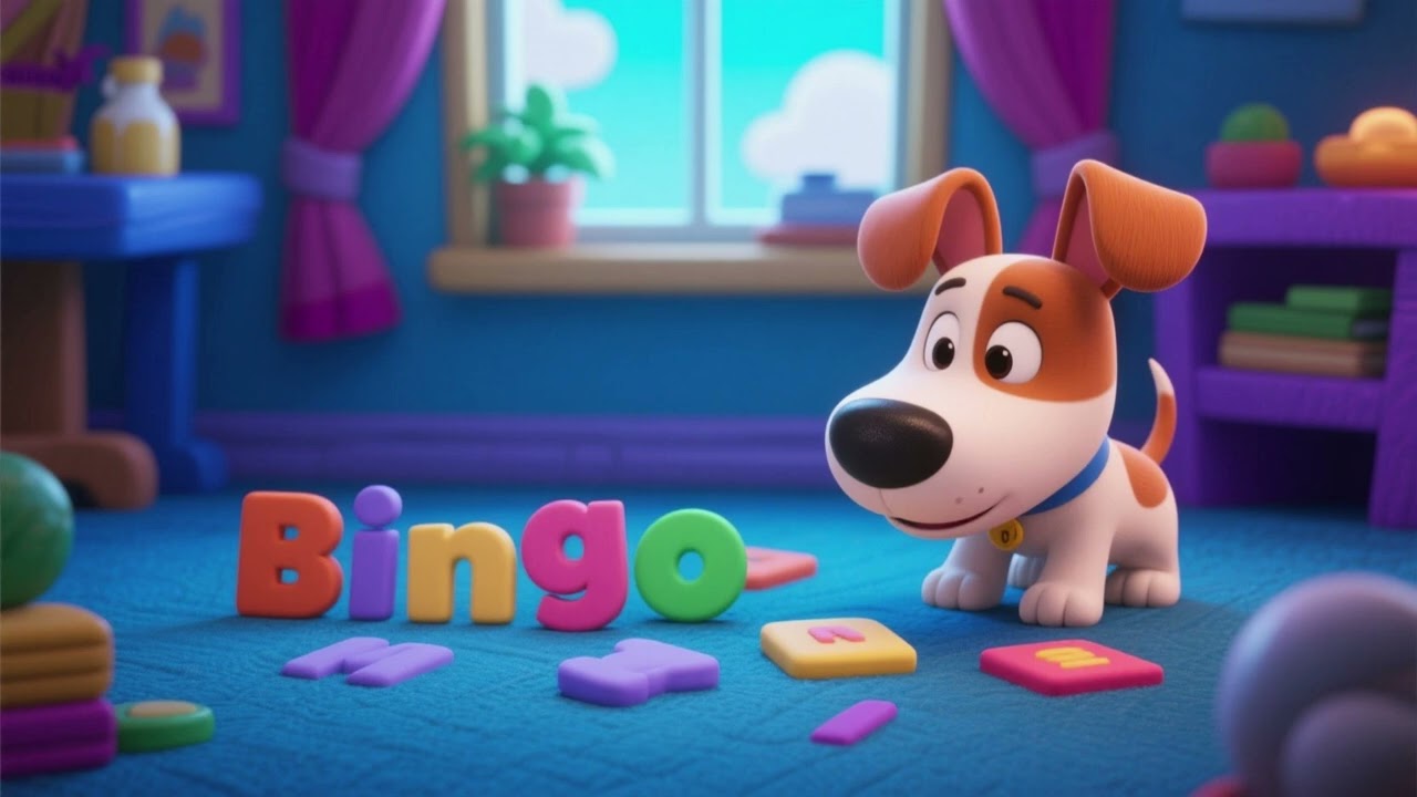 Bingo Finds the Missing Letters 🐶🔤 Learn ABC with Bingo | Kids Learning Song