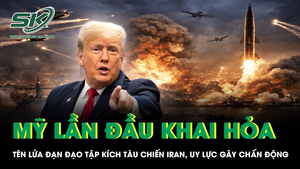 Mỹ lần đầu khai hỏa tên lửa đạn đạo tập kích tàu chiến Iran, uy lực gây chấn động