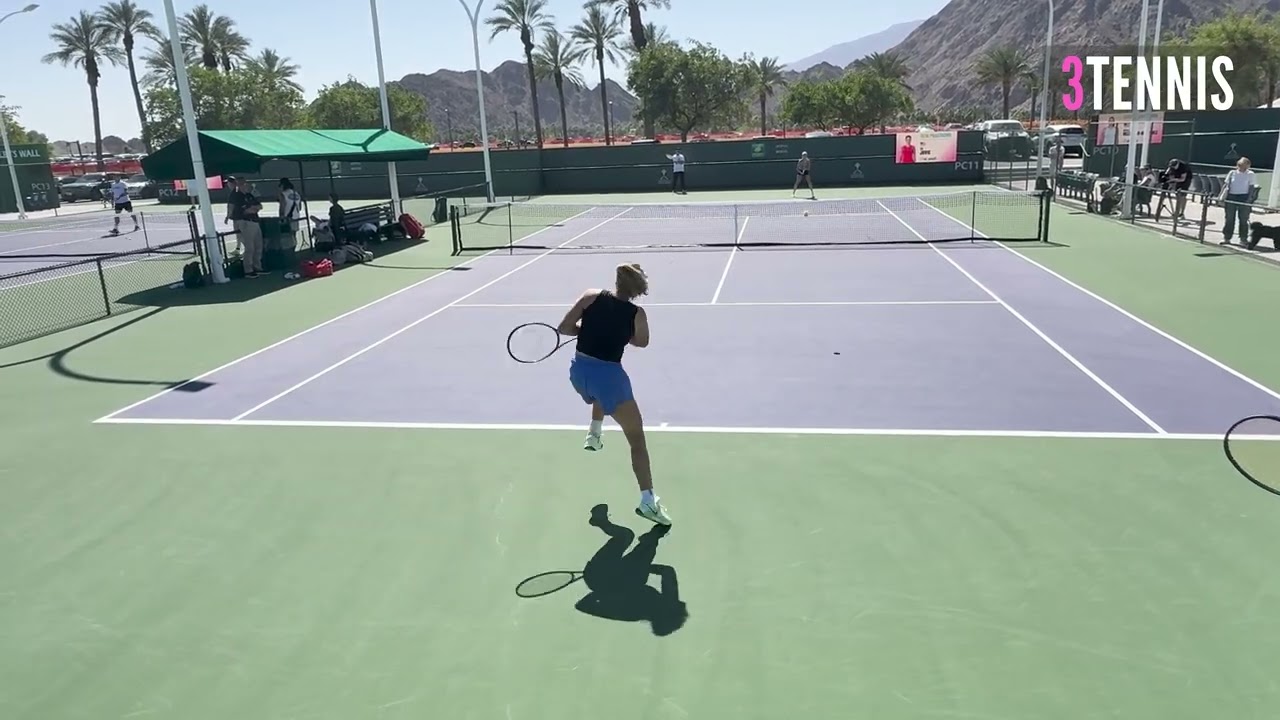Iva Jovic (USA) and Mirra Andreeva (RUS) Practice | Indian Wells 2026