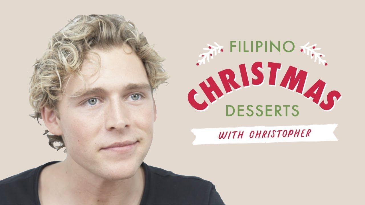 Filipino Christmas Desserts with Danish Pop Star Christopher