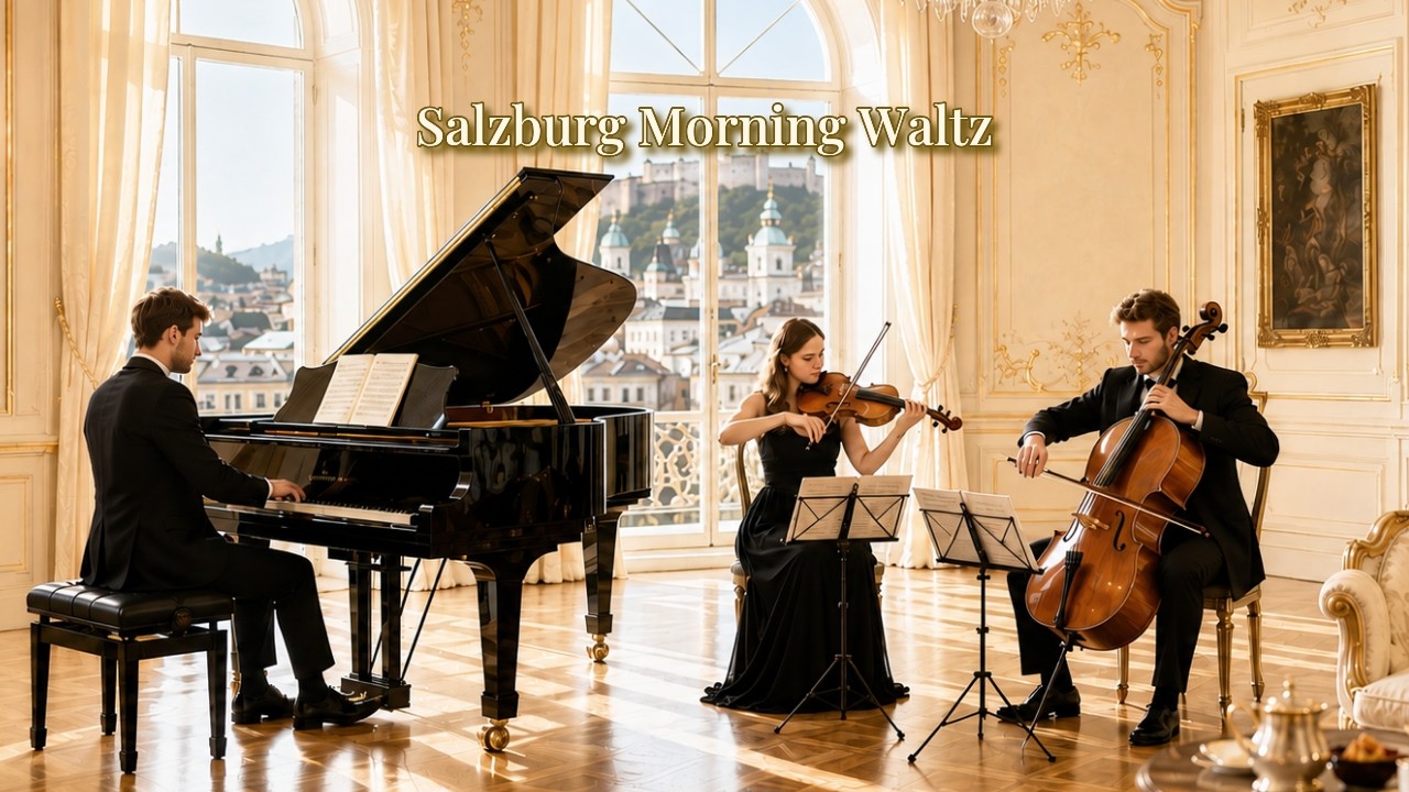 Salzburg Morning Waltz 🏰 | Mozart-inspired Elegant Classical Music for Reading & Relaxing