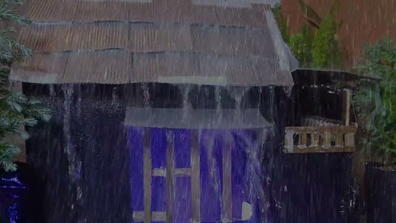 No Ads Rainstorm for Sleeping – Soothing Rain & Thunder at Night