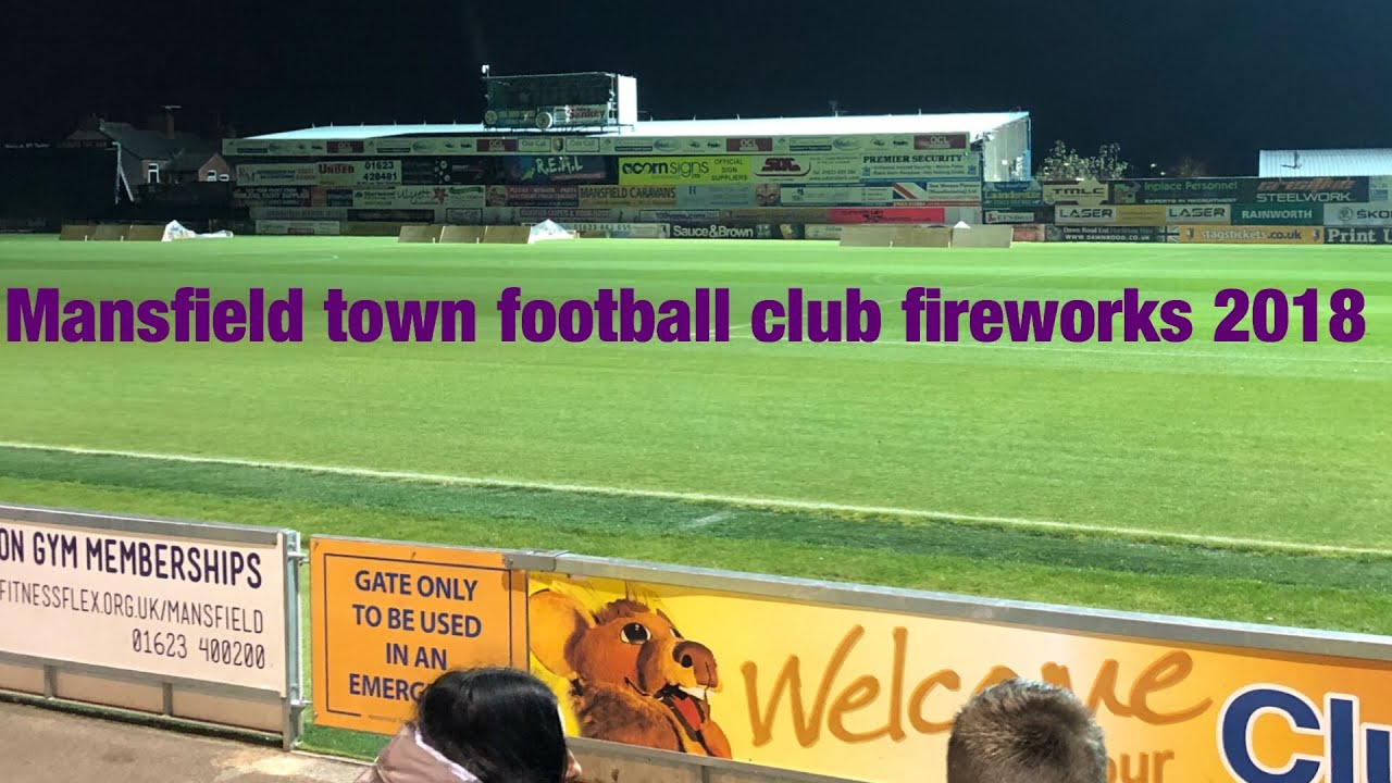 Mansfield Town Football Club Fireworks 2018
