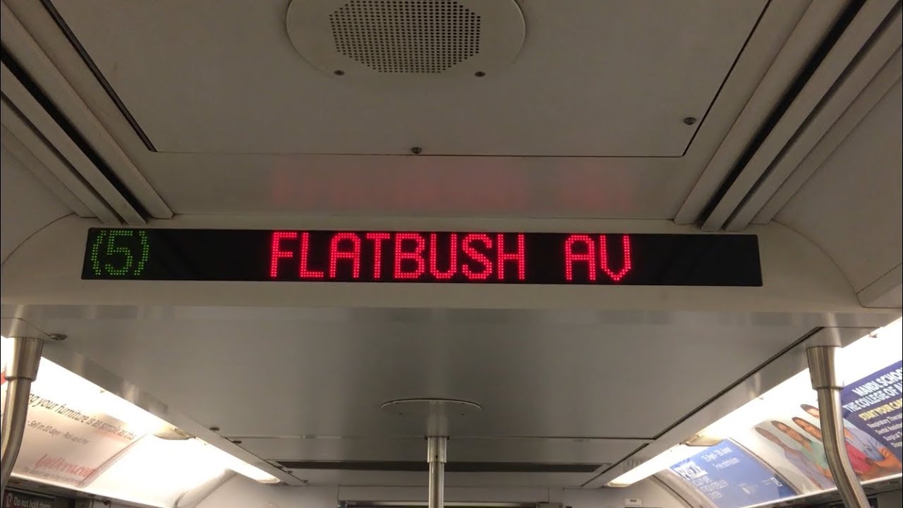 IRT Subway: Flatbush Ave bound R142 (5) Local Train Ride from Bowling Green to Flatbush Avenue