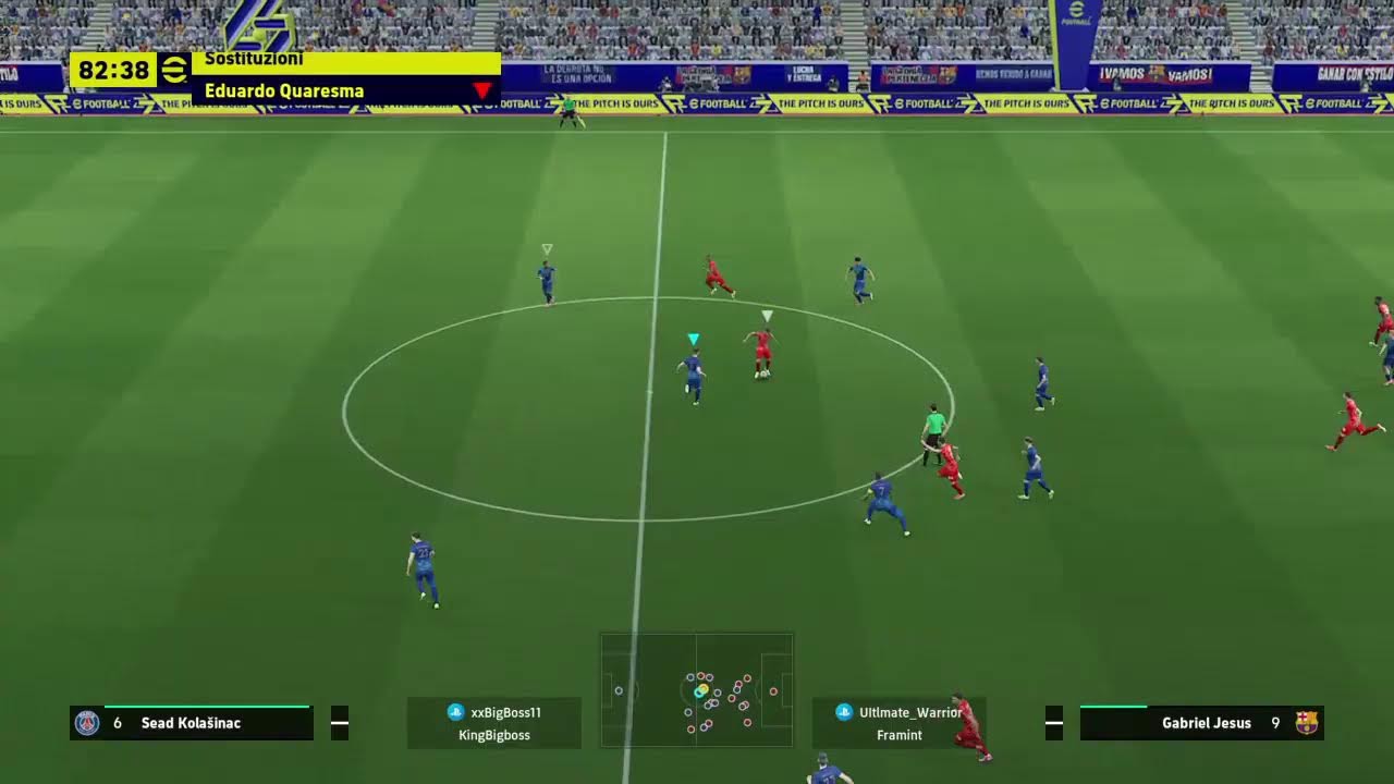 VgL Ef25 Campionato inferno 19^giornata Barcellona vs Psg