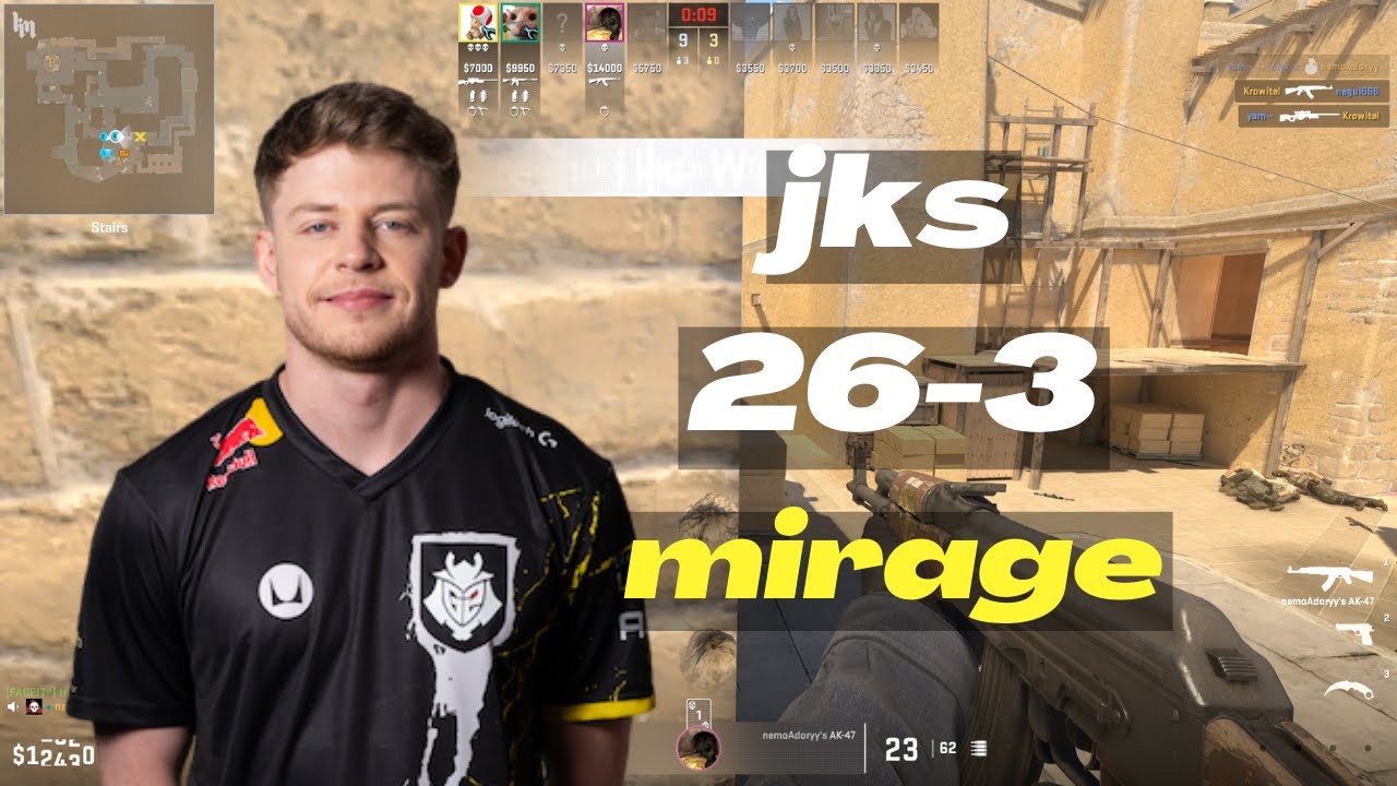jks POV VOICE COMMS (mirage) | FACEIT Ranked | Mar 16, 2024 #cs2 #demo