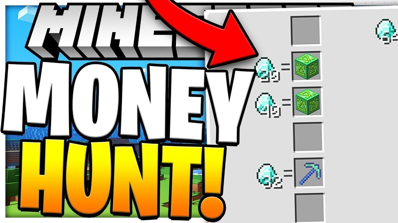 BRAND NEW 102 LUCKY BLOCK MONEY HUNT - MODDED MINECRAFT LUCKY BLOCK | JeromeASF