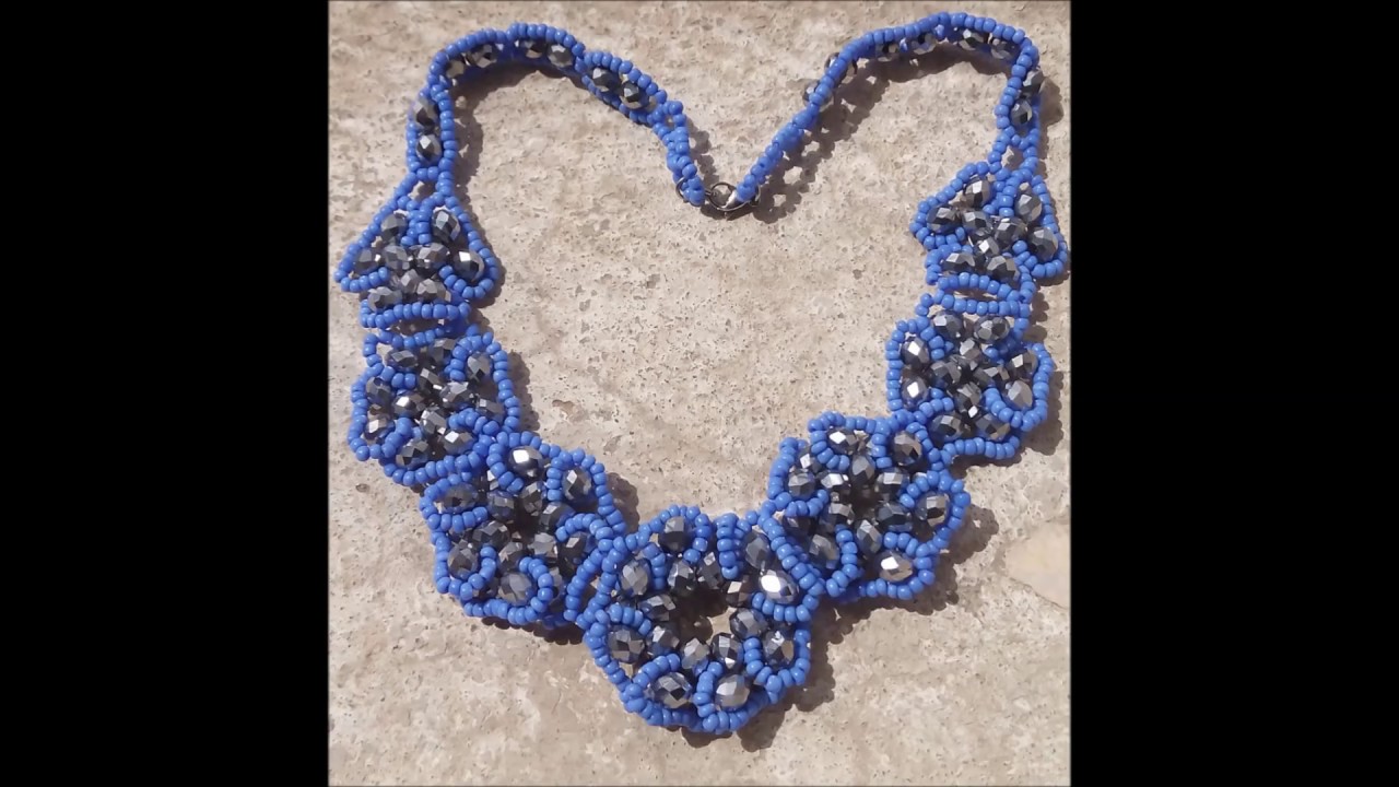 Beaded rose flower