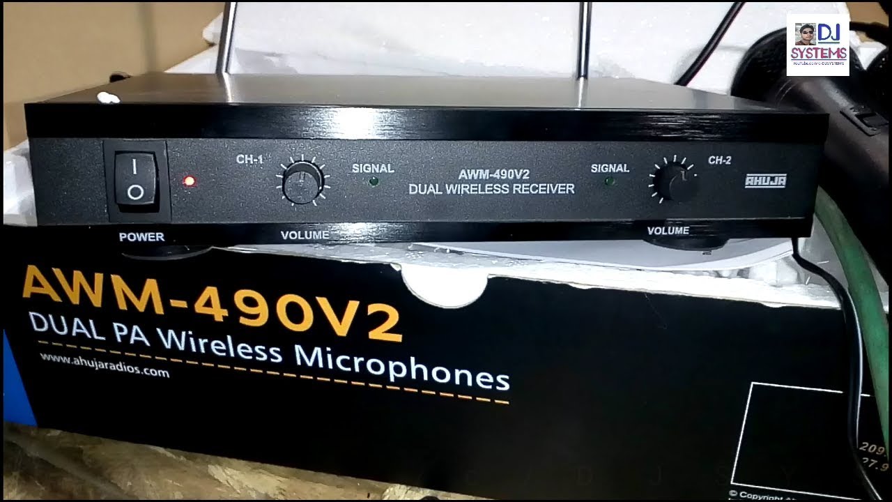 Ahuja AWM 490v2 wireless microphone Review