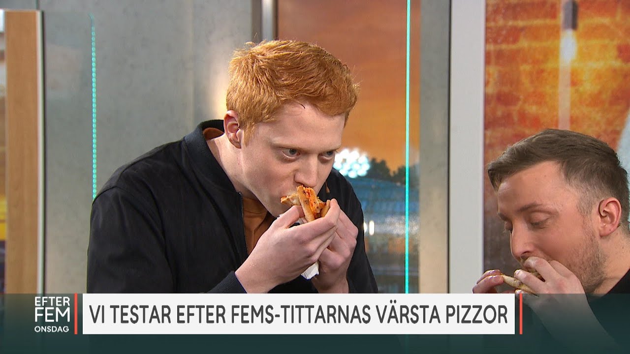 Mustiga Mauri i Efter fem: Testar äckligaste pizzan - Efter fem (TV4)