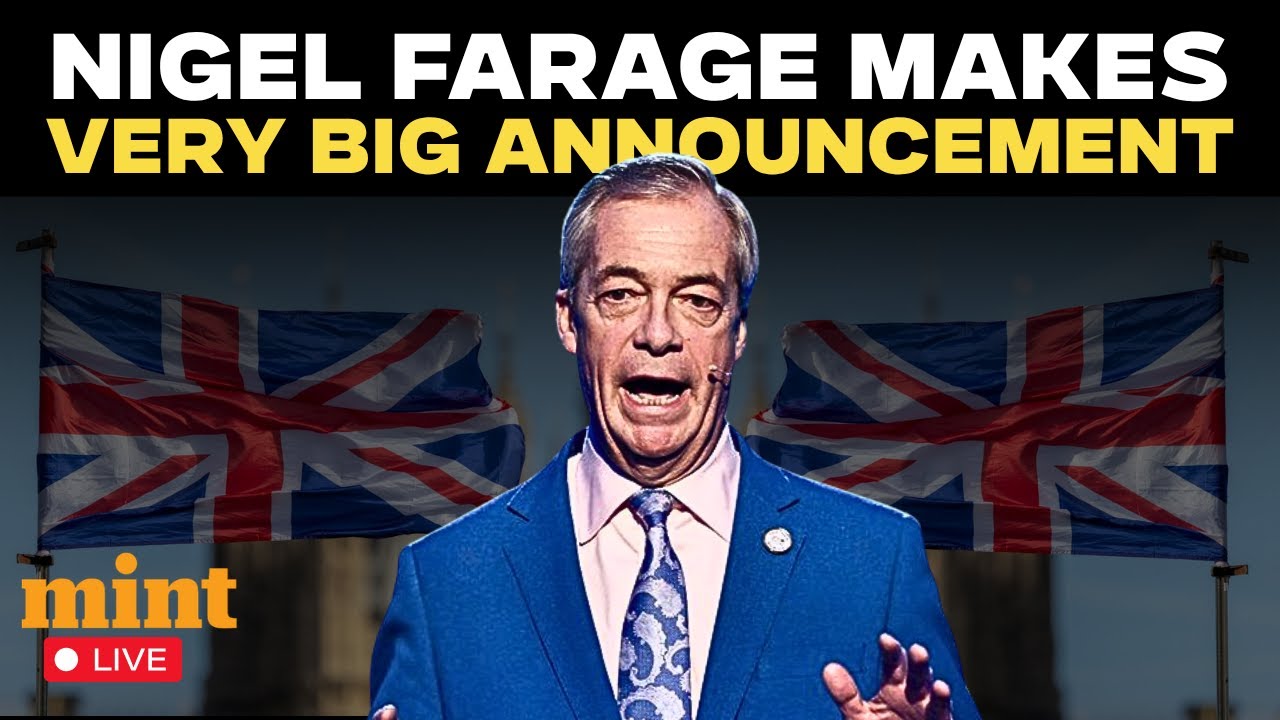 Farage LIVE | Nigel Farage Makes Very Big Announcement | UK Politics | Farage Vs Starmer LIVE