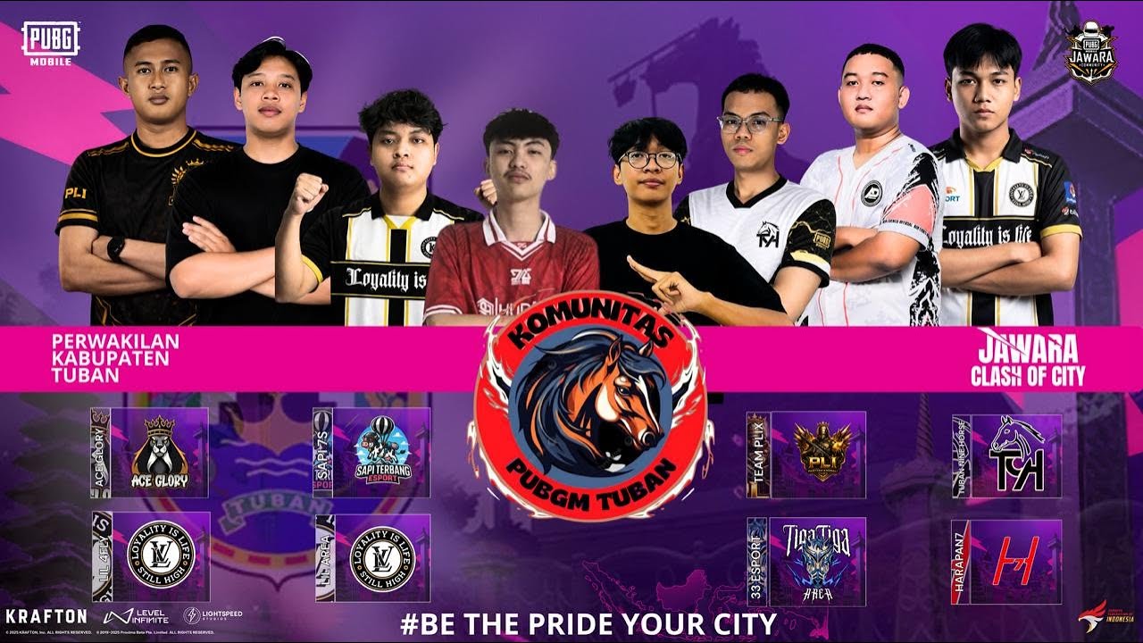 LIVE  - MATCH 4 CLASH OF CITY PUBG ( TUBAN VS JAYAPURA)