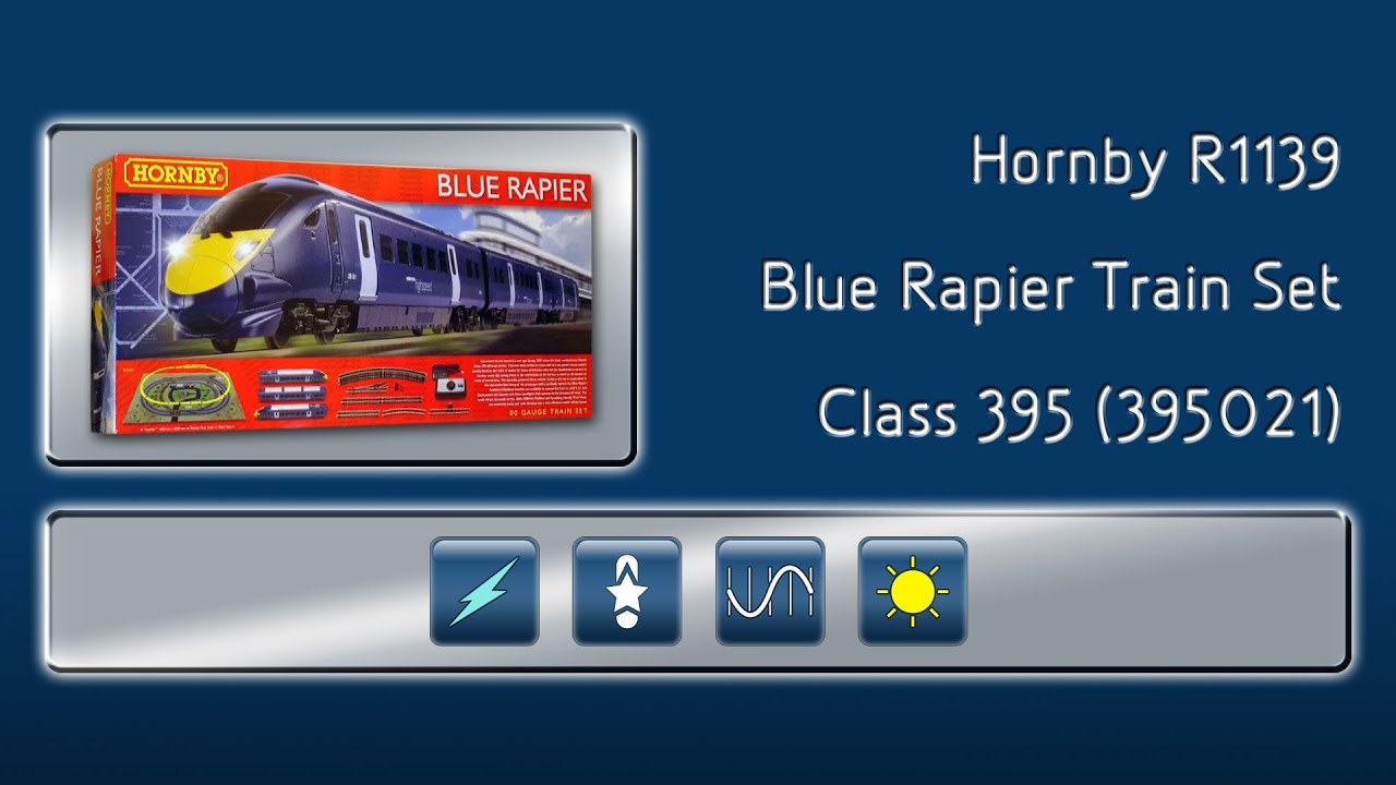 Opening the Blue Rapier Train Set by Hornby