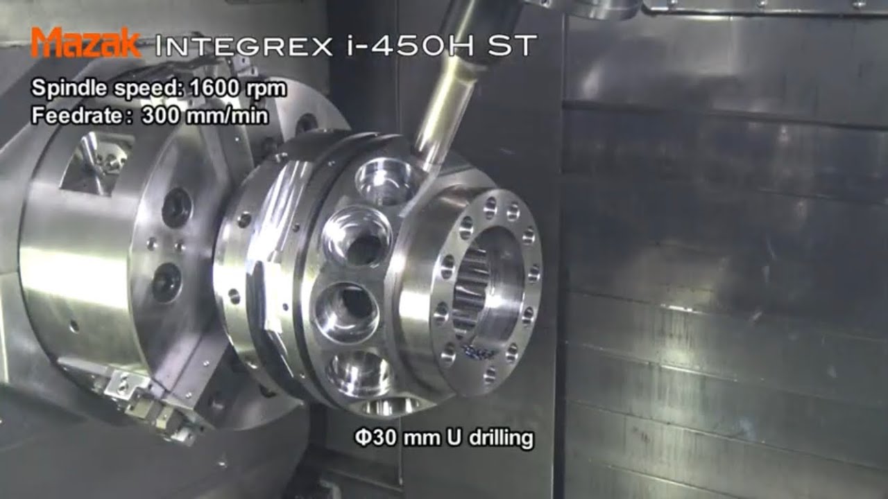 Mazak Integrex i-450H ST | Dreh-Fräszentrum | Doppelspindler mit unterem Revolver