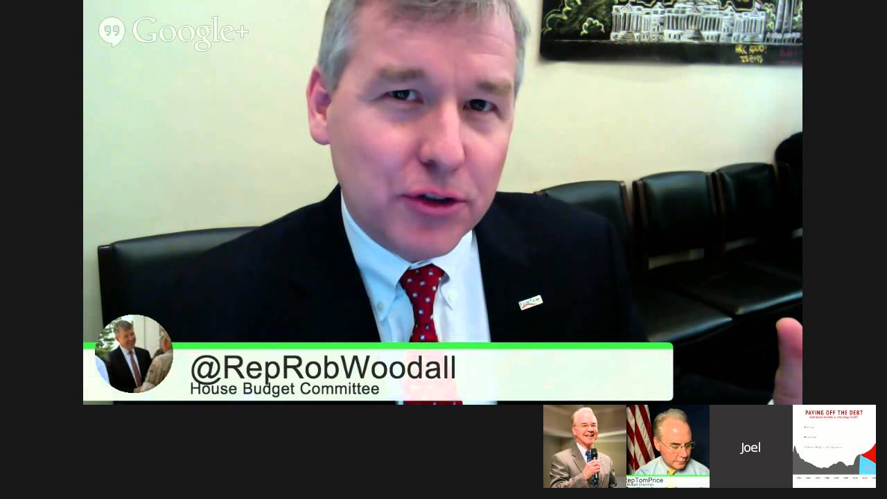 On-Air Hangout with House Budget Chairman Tom Price