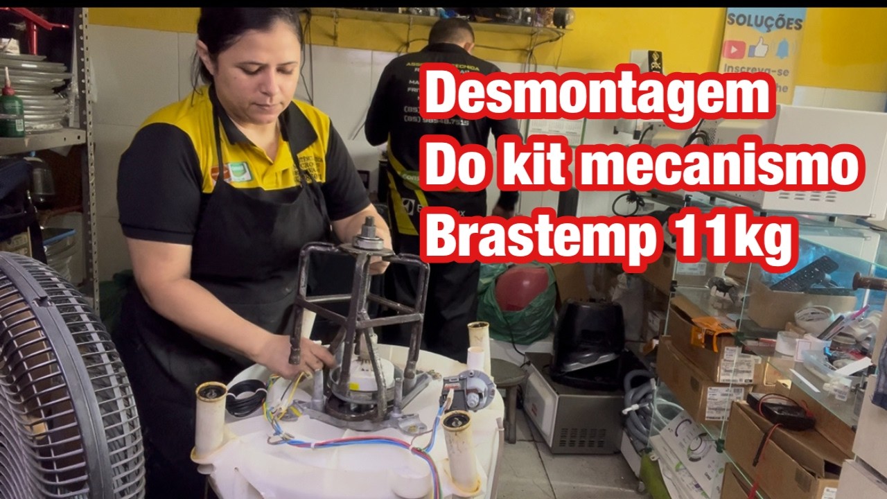 Máquina Brastemp fazendo barulho de avião? Como trocar o kit mecanismo agora
