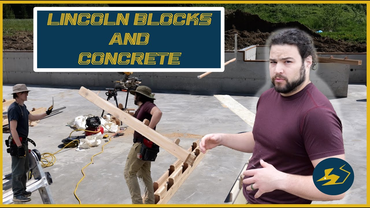 Building My Own House From Scratch (With ZERO Experience) | Lincoln Blocks & Concrete